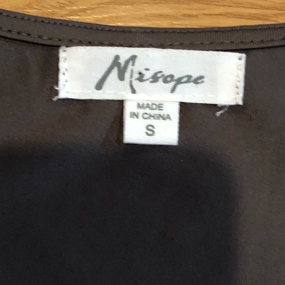 MISOPE grey and red ruffle tank dress Sz s… - Picture 9 of 11